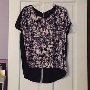 H&M Multicolored Short Sleeved Blouse
